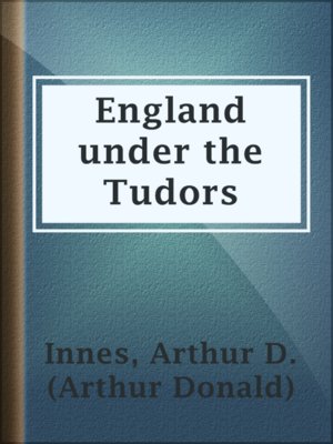cover image of England under the Tudors
